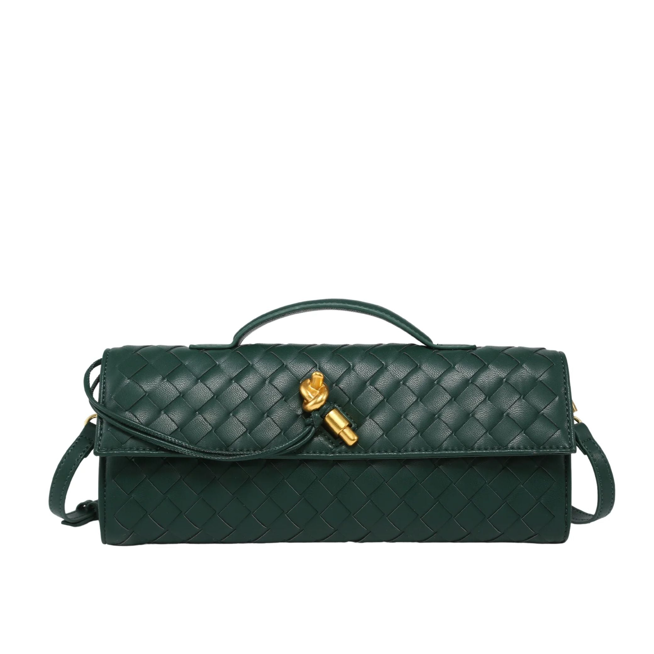 Paige Woven Clutch Bag