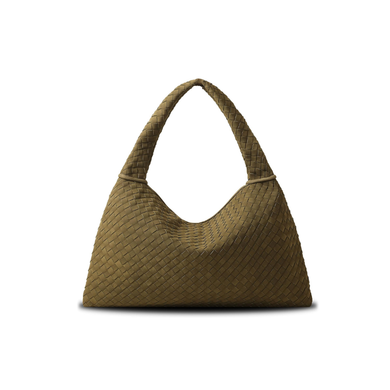Tory Woven Suede Bag L