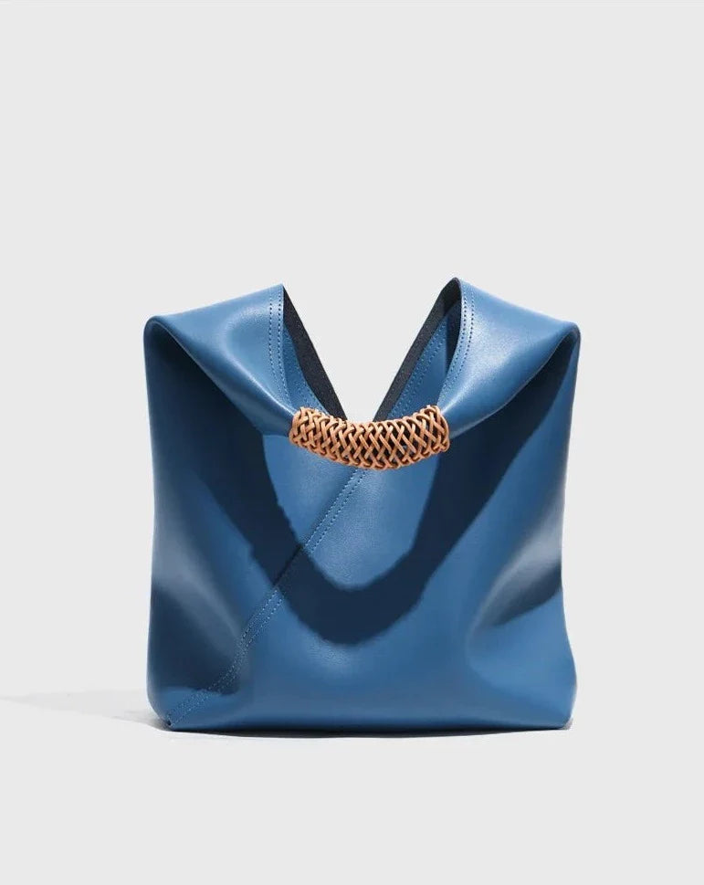 Large Genuine Leather Shopping Bag Hillary