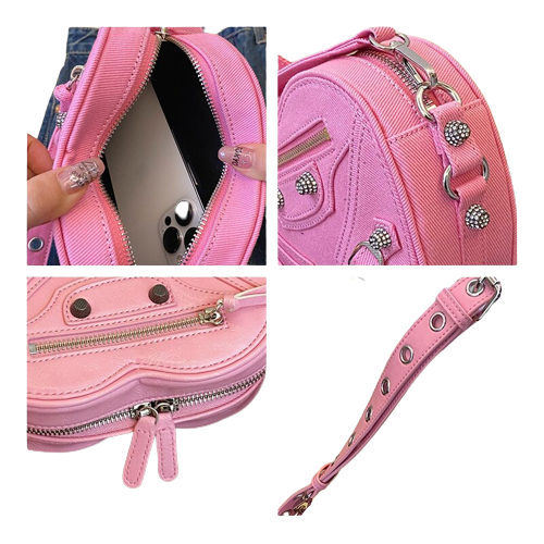 Julie Heart-Shaped Crossbody Bag