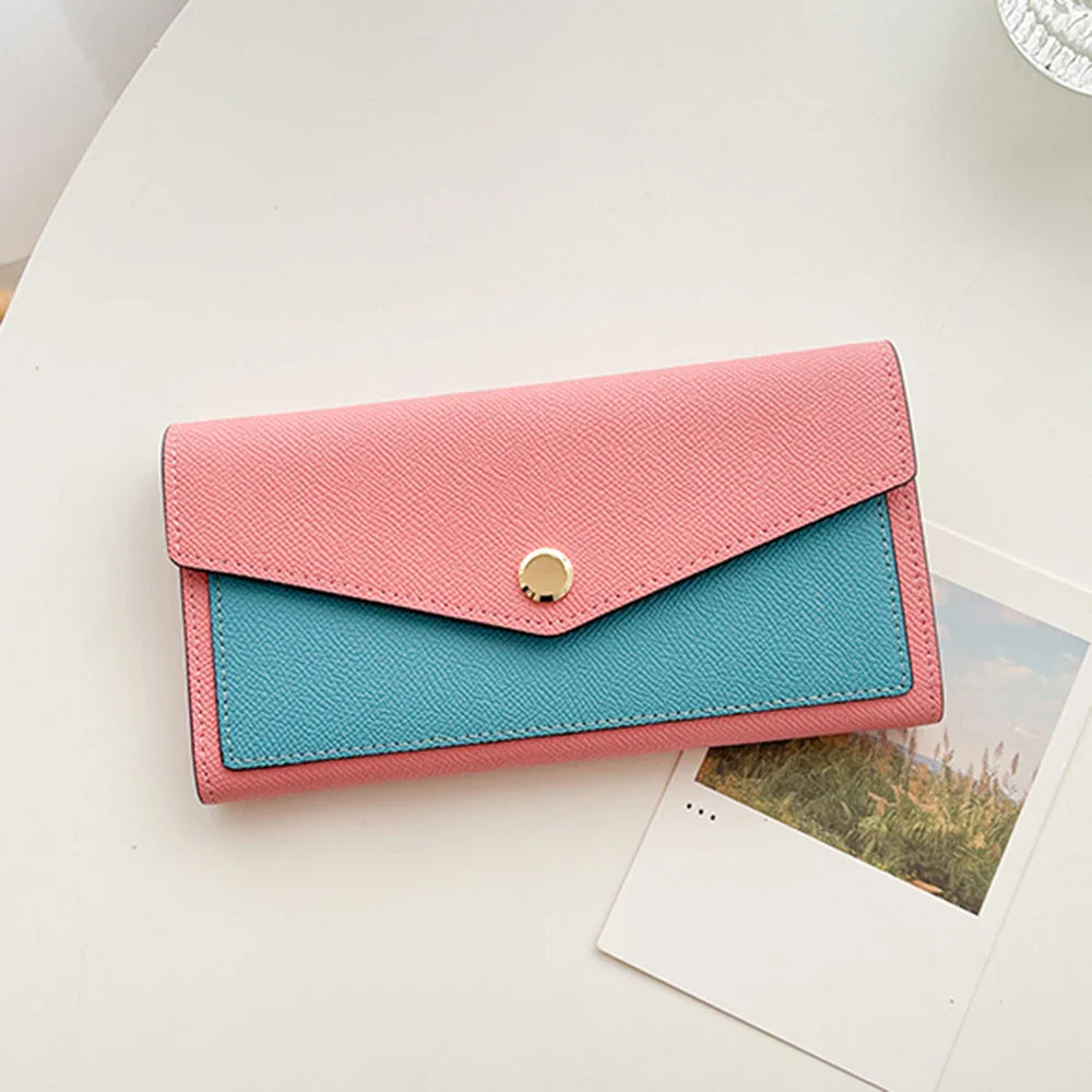 Colourful Genuine Leather Envelope Wallet Karen
