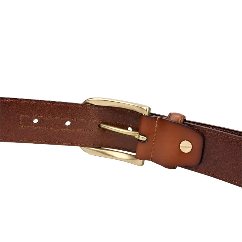 Genuine Braided Leather Belt Zila