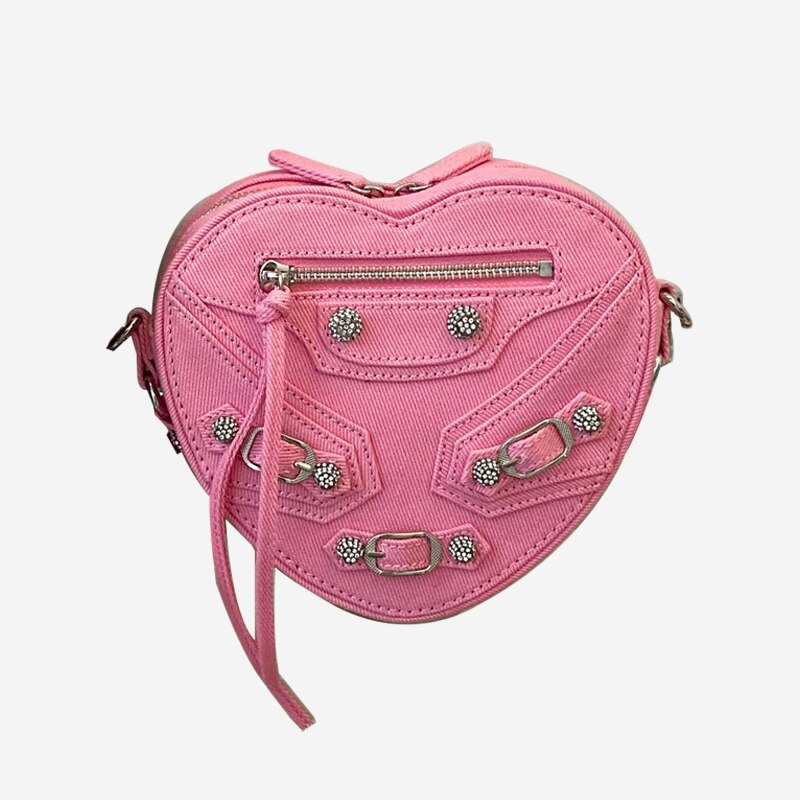 Julie Heart-Shaped Crossbody Bag