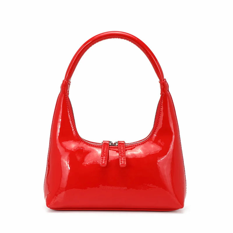 Liz Genuine Leather Baguette Bag
