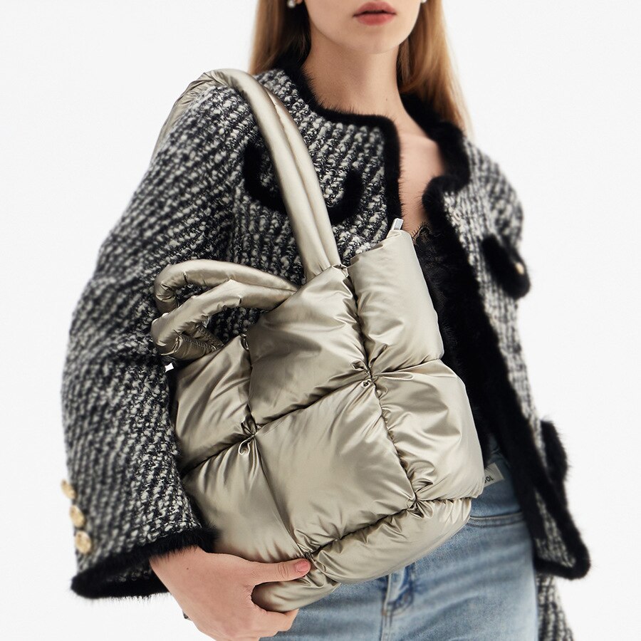 Metallic Puffer Bag Tatiana