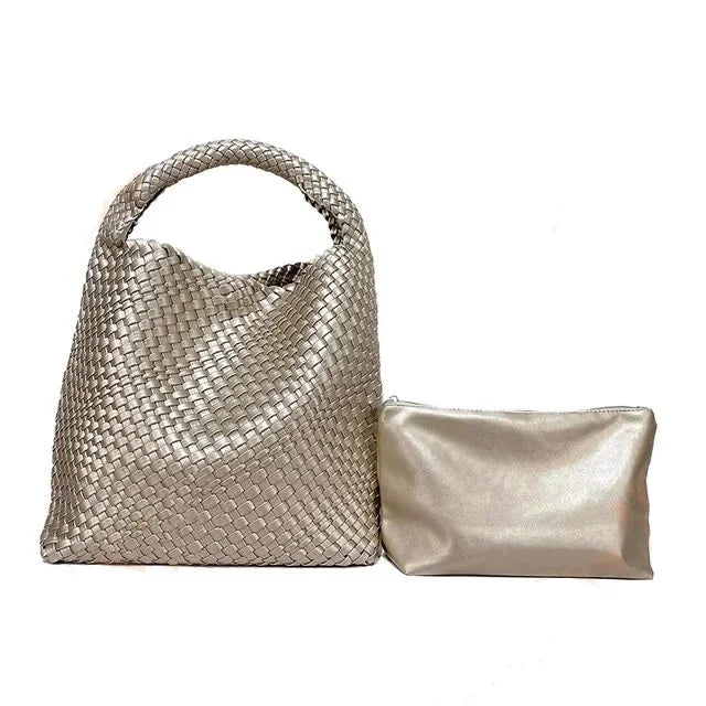 Medium Woven Cora Bag