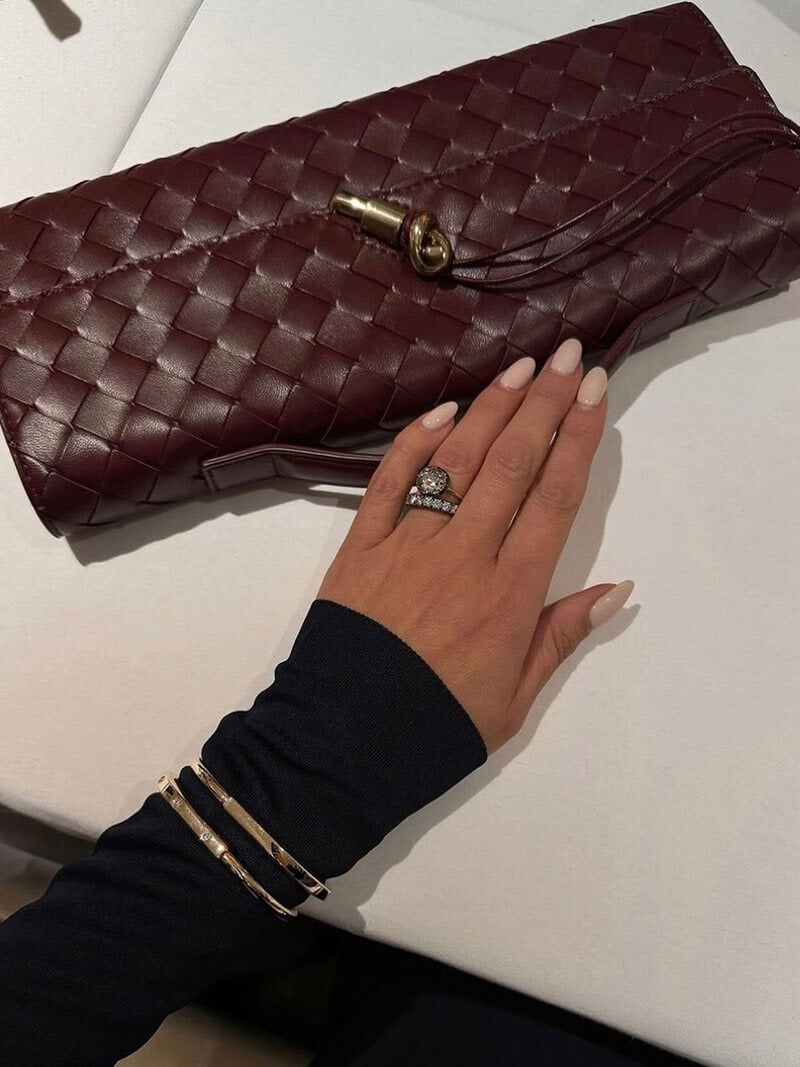 Paige Woven Clutch Bag