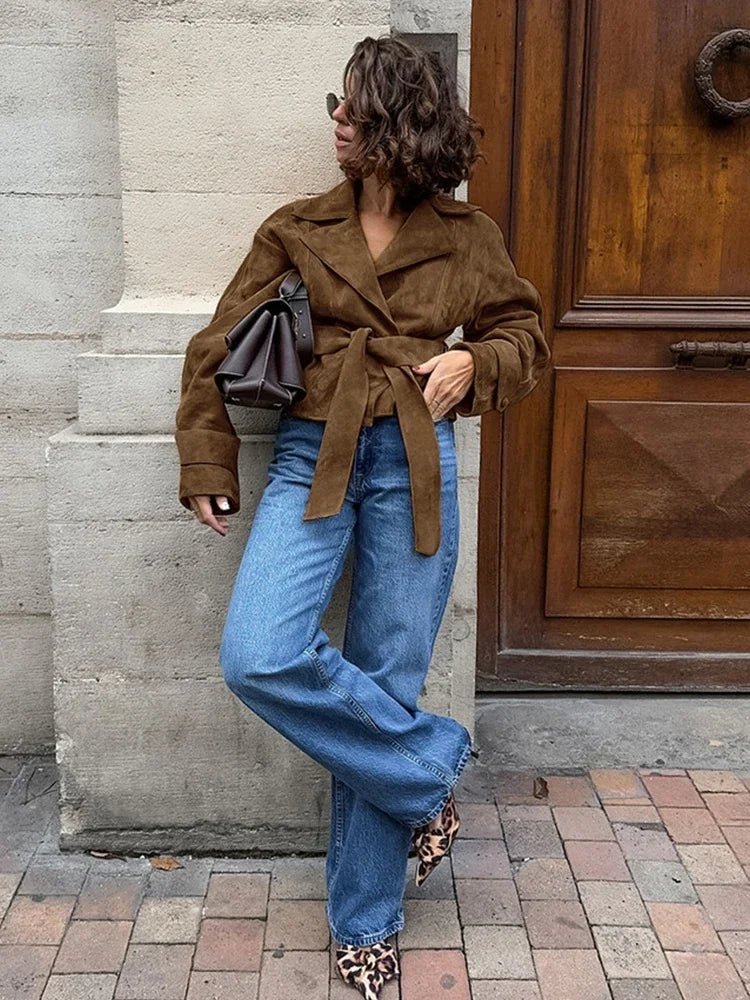 Ariah Retro Suede Jacket