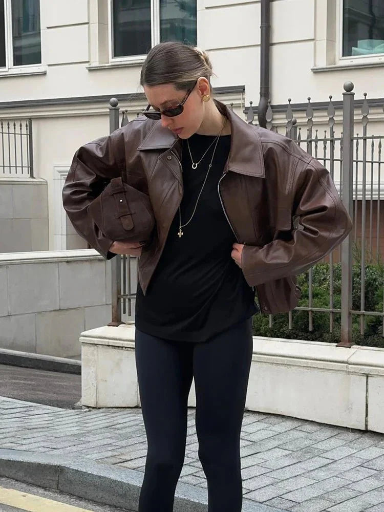 Bianca Vegan Leather Jacket