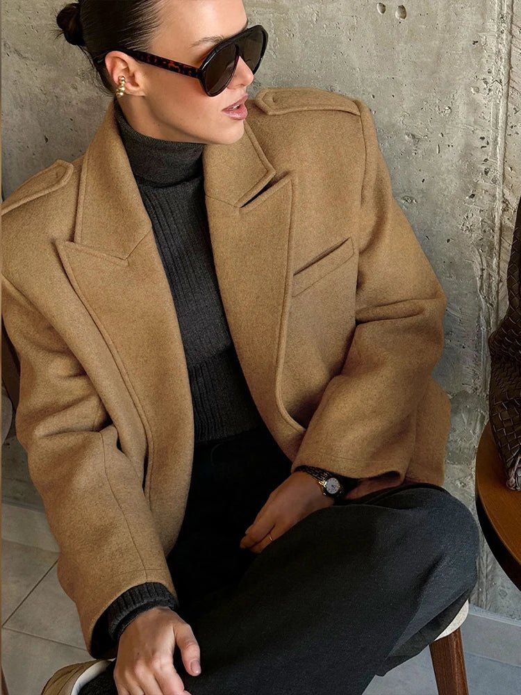 Claude Blazer with Shoulder Pads