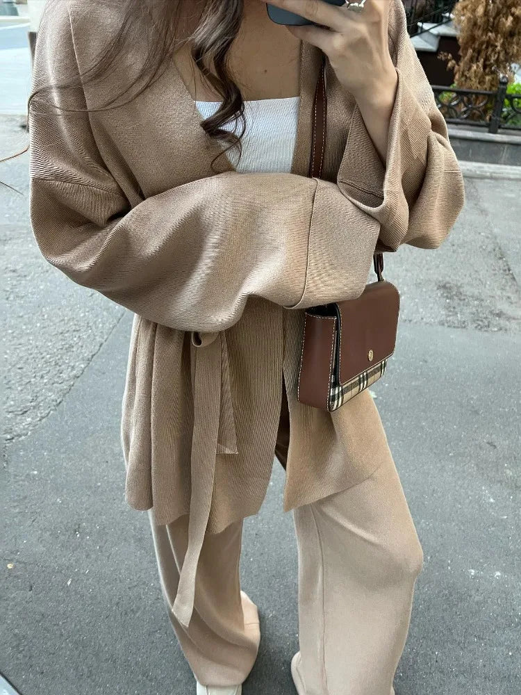 Divine Comfy Knitted Autumn Set