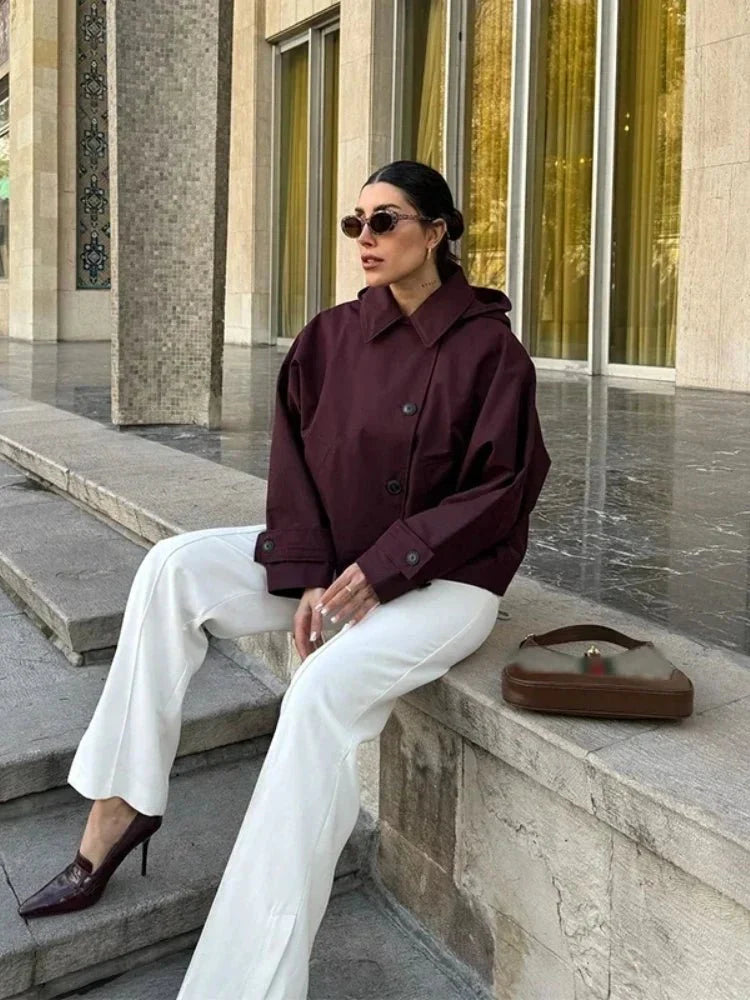 Eleanor Hooded Trench Coat