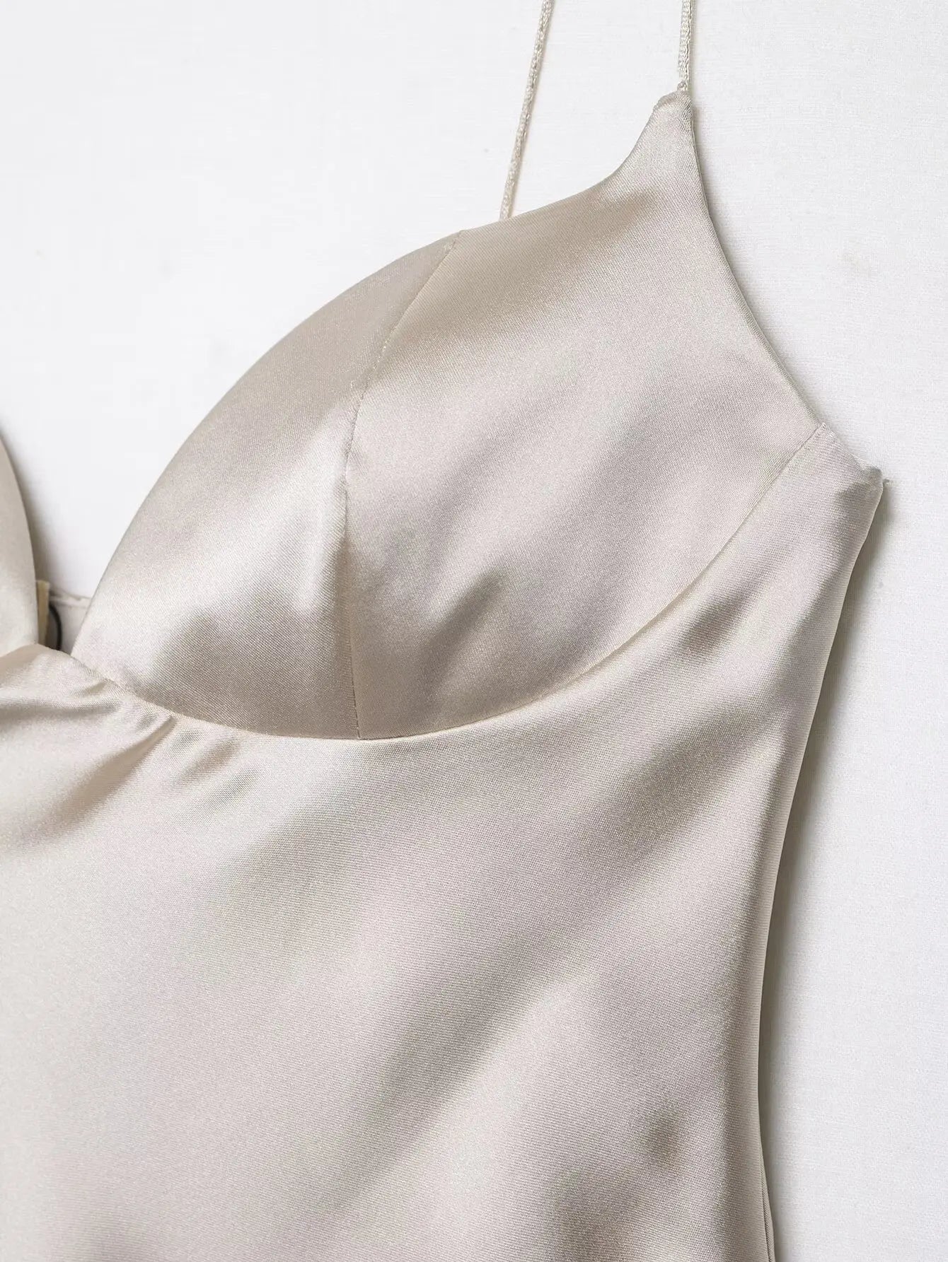 Evelina Satin Sling Top