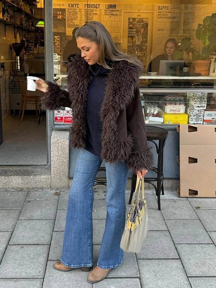 Kelly Plush Faux Fur Coat