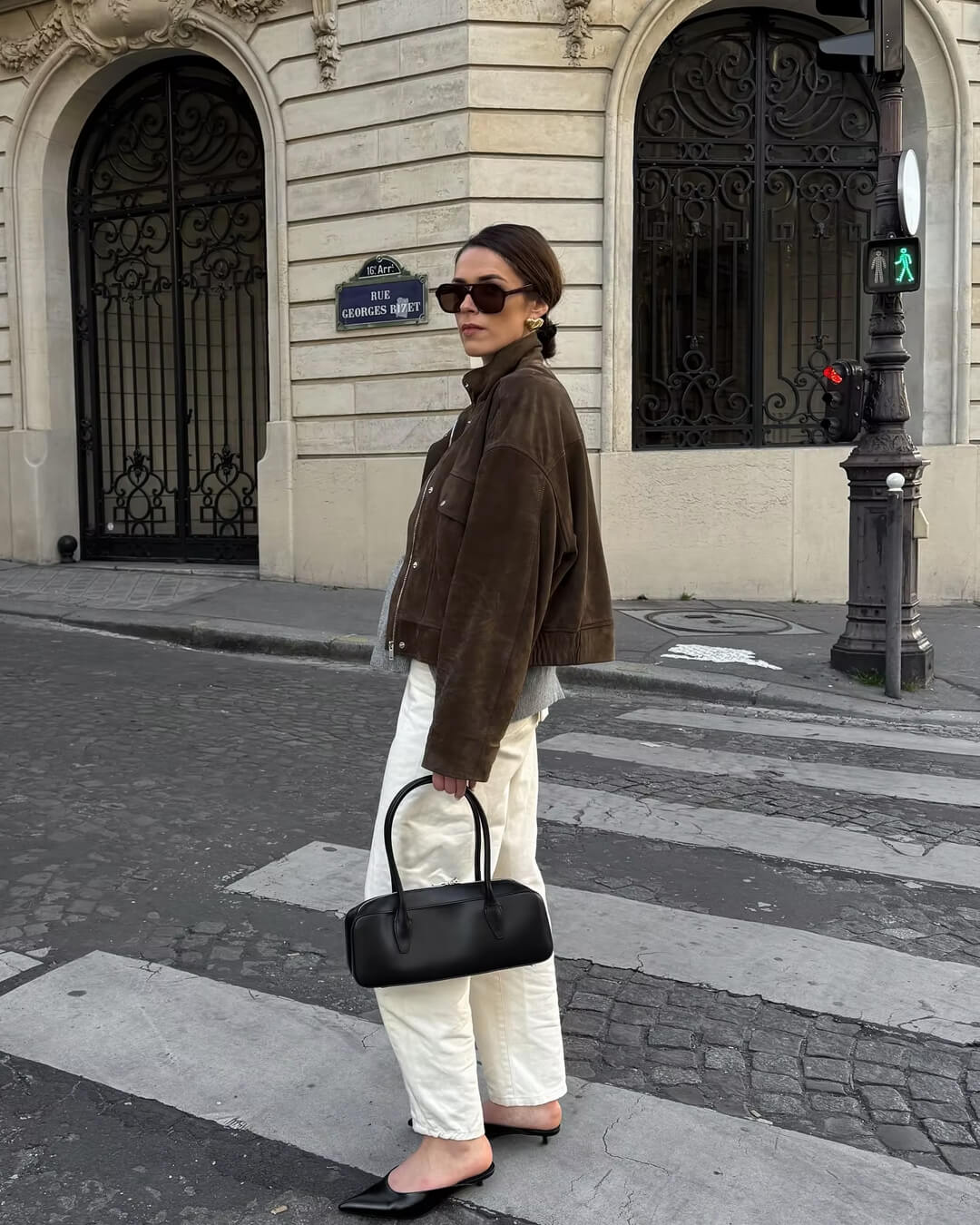 Lana Suede Bomber Jacket