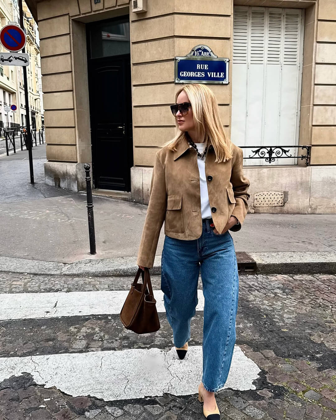 Mirlinda Suede Blazer Jacket