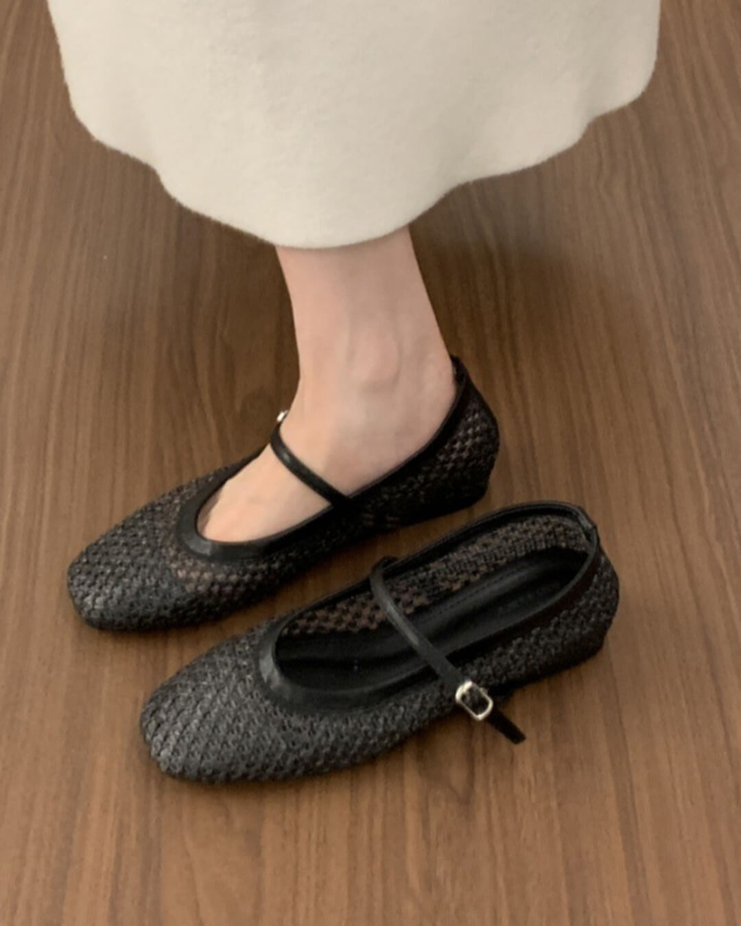 Sabrina Mesh Ballet Flats