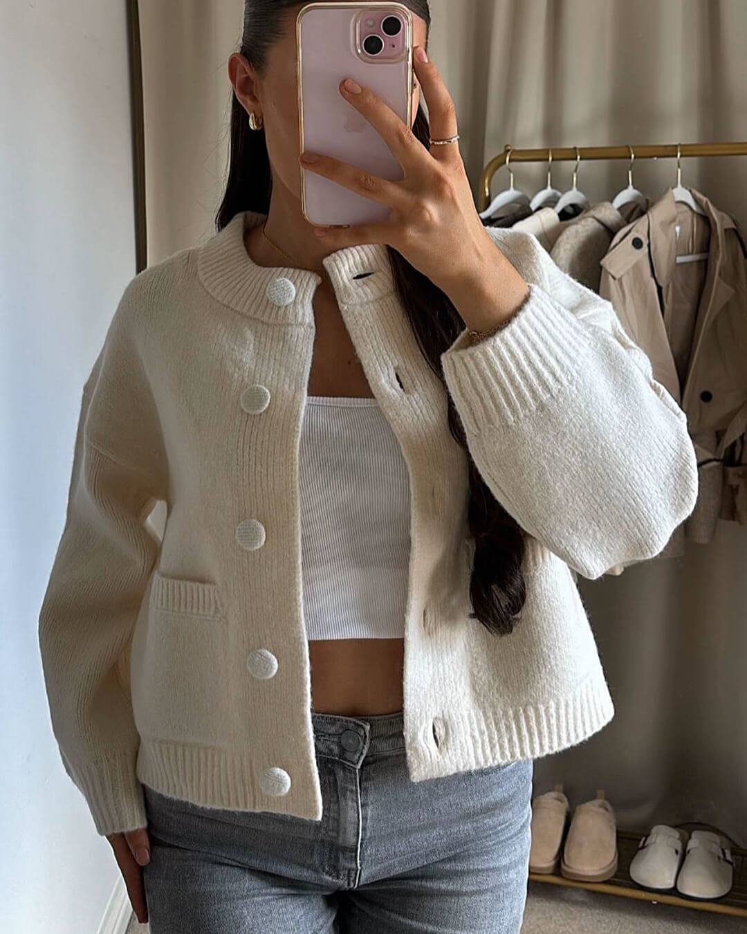 Vanessa Thick Knitted Cardigan