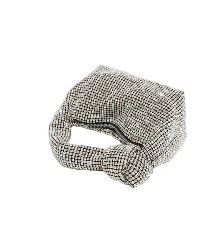 Anita Glitter Baguette Bag