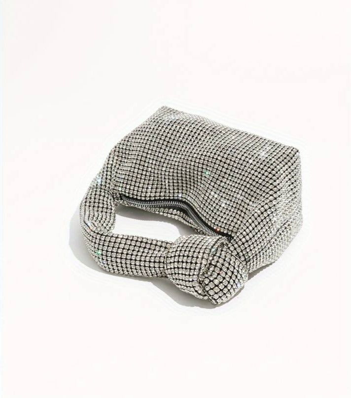 Anita Glitter Baguette Bag