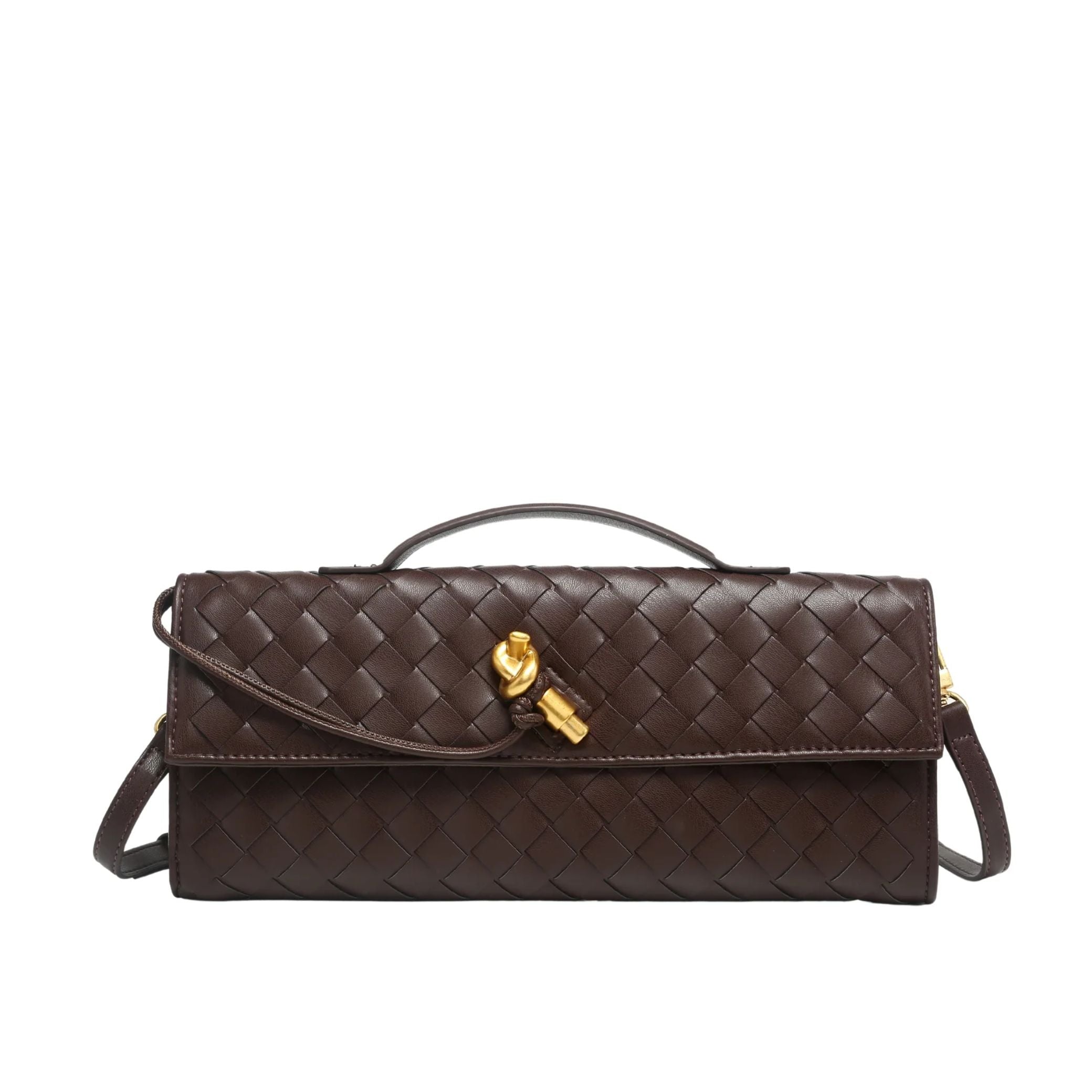 Paige Woven Clutch Bag