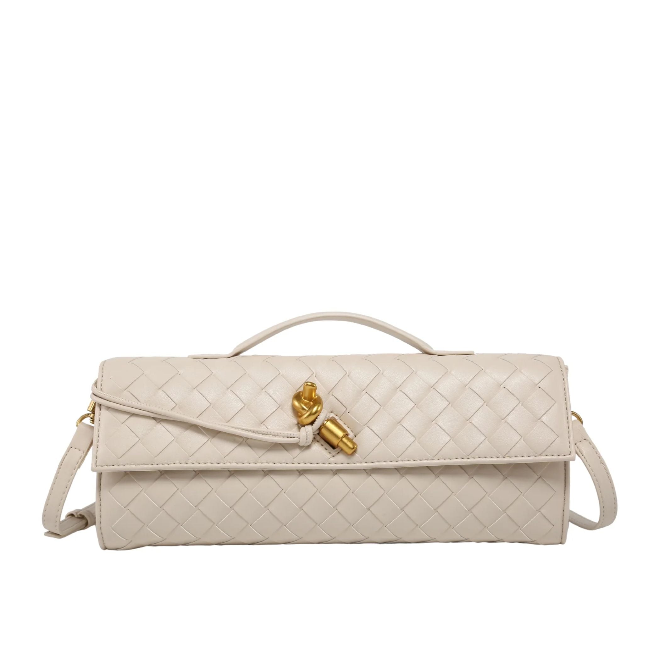 Paige Woven Clutch Bag