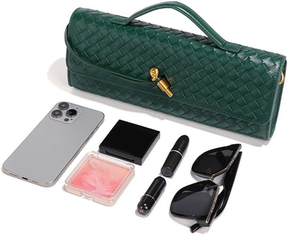 Paige Woven Clutch Bag