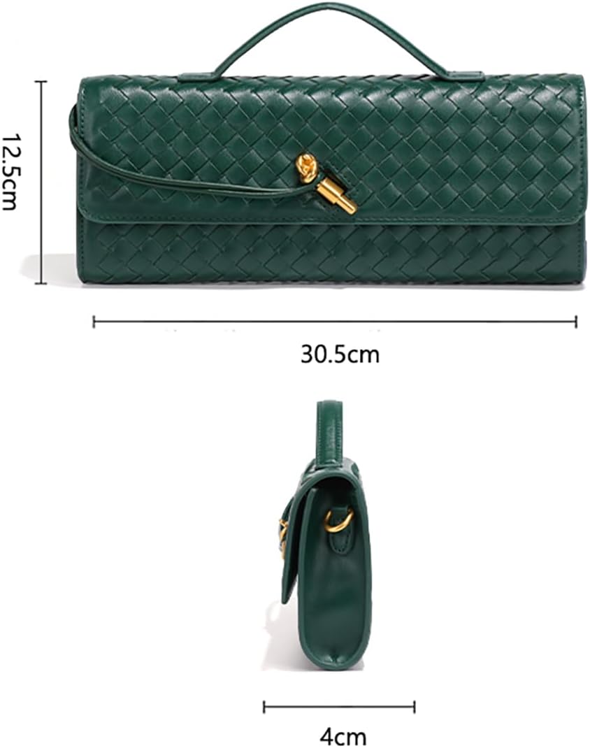 Paige Woven Clutch Bag