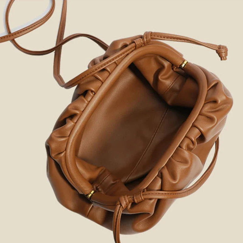 Genuine Leather Pouch Bag Helen