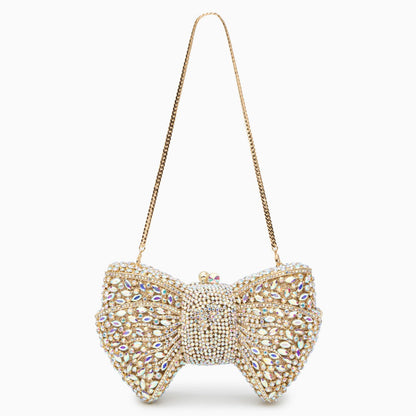 Isabella Strass Bow Clutch Bag