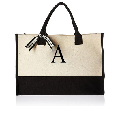 Personalised Initial Canva Bag