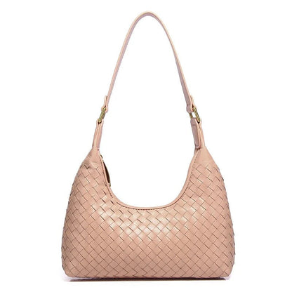 Vanessa Genuine Leather Baguette Bag