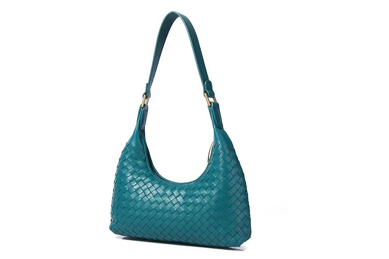 Vanessa Genuine Leather Baguette Bag