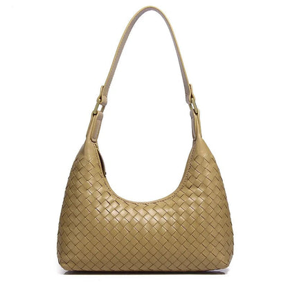 Vanessa Genuine Leather Baguette Bag