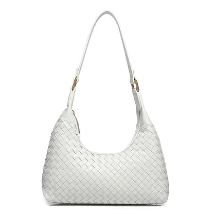 Vanessa Genuine Leather Baguette Bag