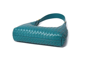 Vanessa Genuine Leather Baguette Bag