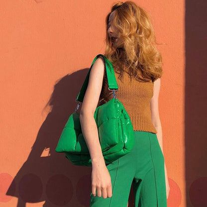 Maxi Quilted Bott Shoulder Bag