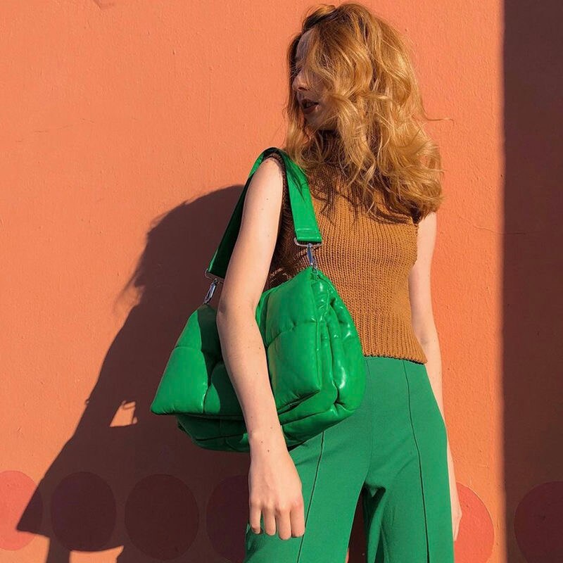 Maxi Quilted Bott Shoulder Bag