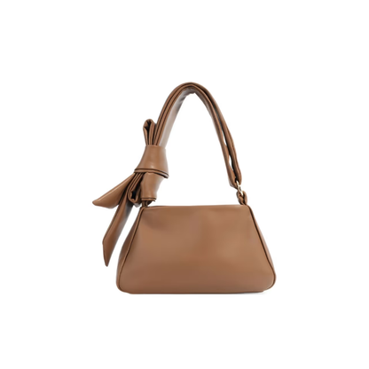 Cecilia Genuine Leather Crossbody Bag with Bow