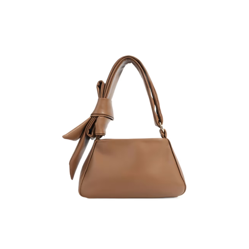 Cecilia Genuine Leather Crossbody Bag with Bow