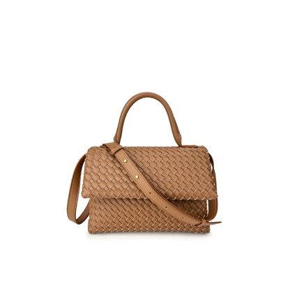 July Braided Genuine Leather Bag