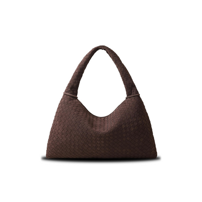 Tory Woven Suede Bag L