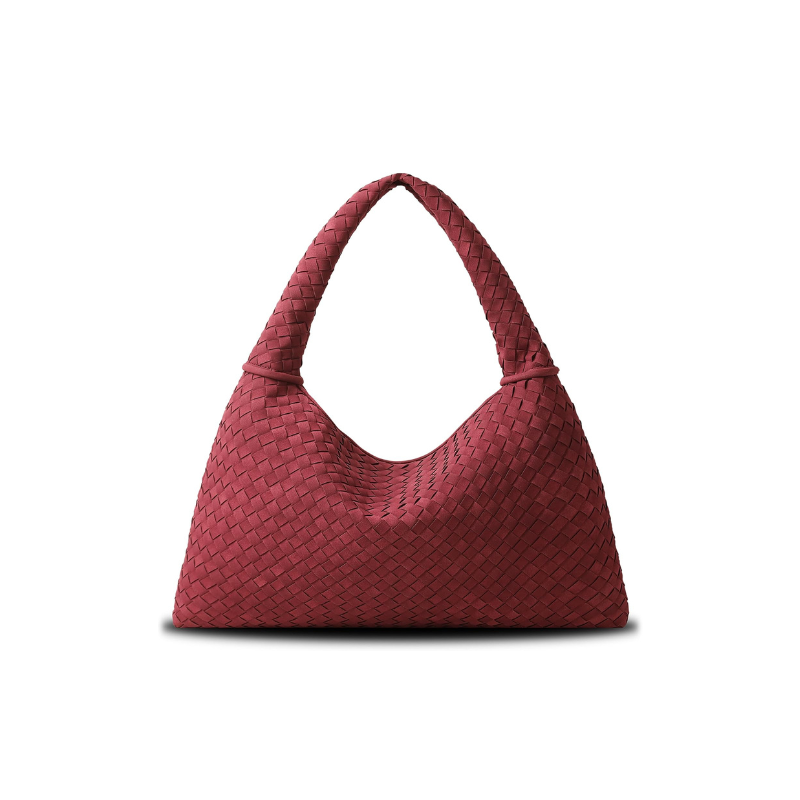 Tory Woven Suede Bag L