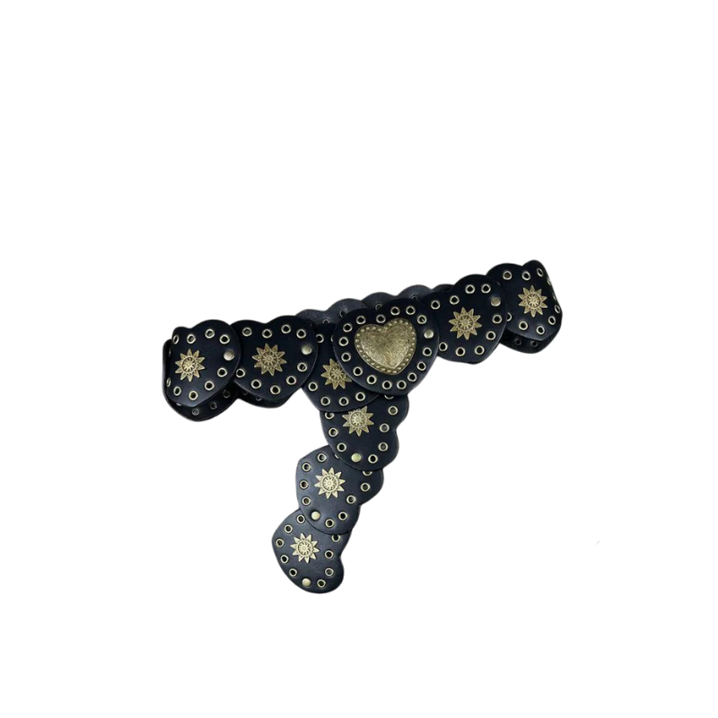 Western Cowboy Hearts Belt