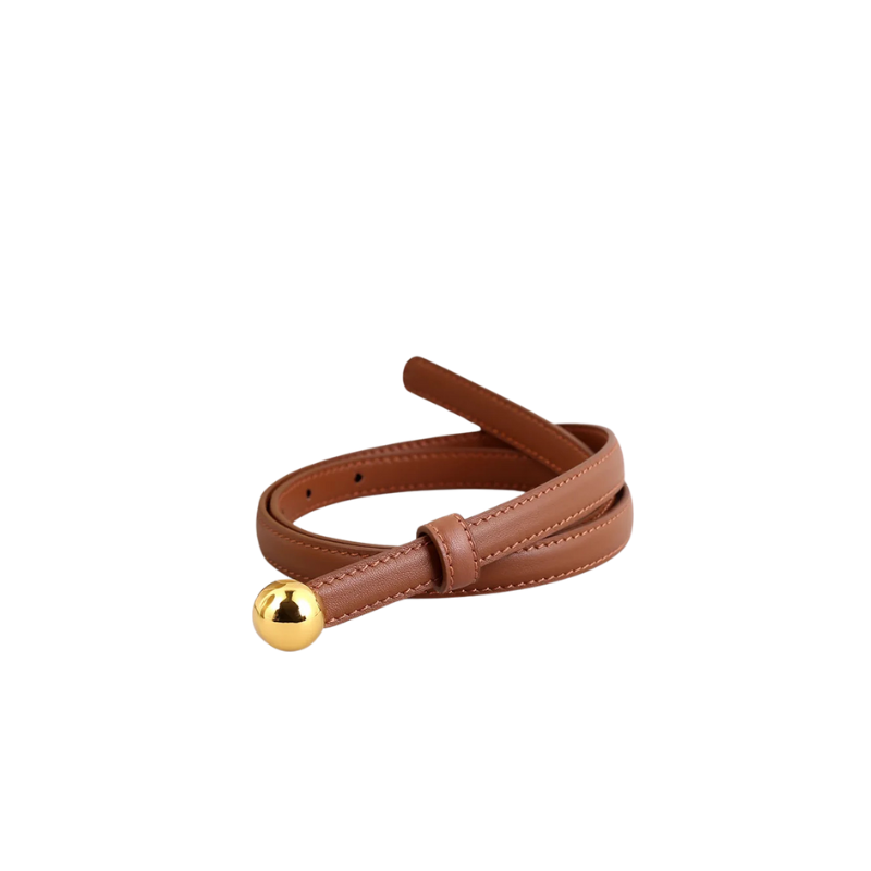 Genuine Leather Belt Ball