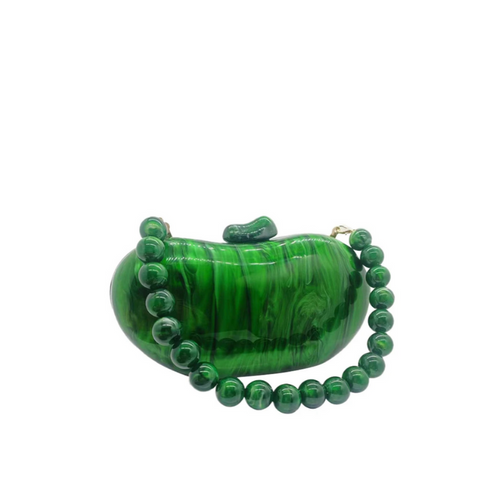 Zendaya Pearlised Acrylic Clutch Bag