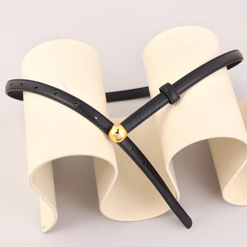 Genuine Leather Belt Ball