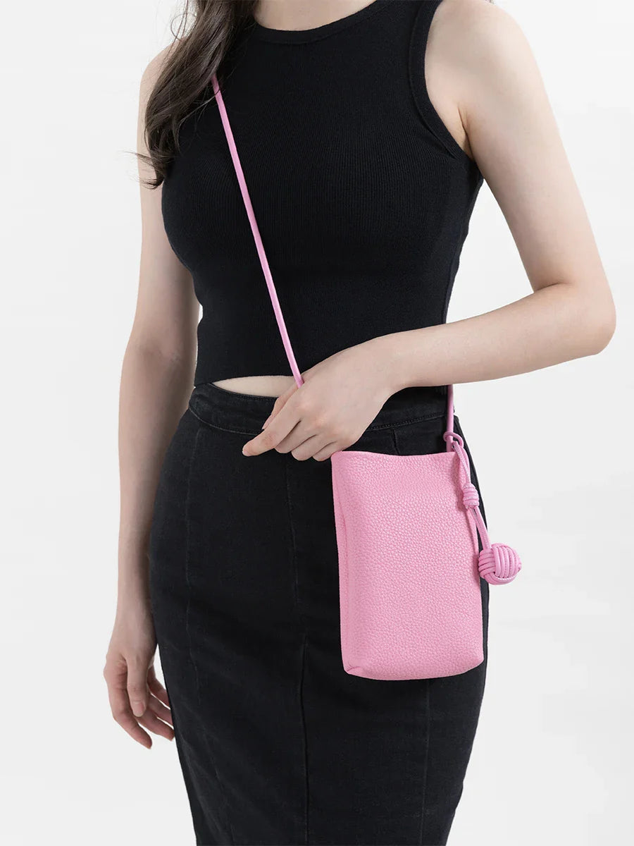 Nadia Leather Mobile Phone Bag