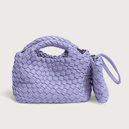 Small Woven Moon Bag