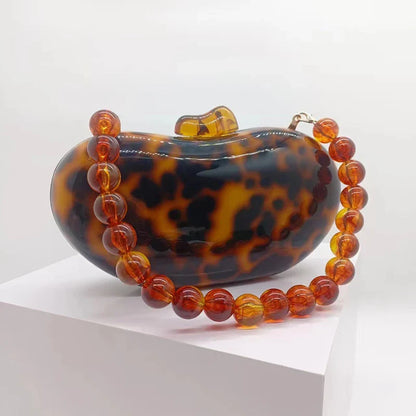 Zendaya Pearlised Acrylic Clutch Bag